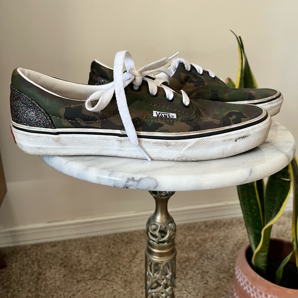 Rarely worn custom Vans